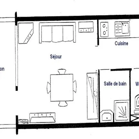 Cosy Avec Balcon Sud, 2 Etoiles, 3-4 Pers, Tv, Lave-vaisselle, Lave-linge - Fr-1-293-132 Apartment *